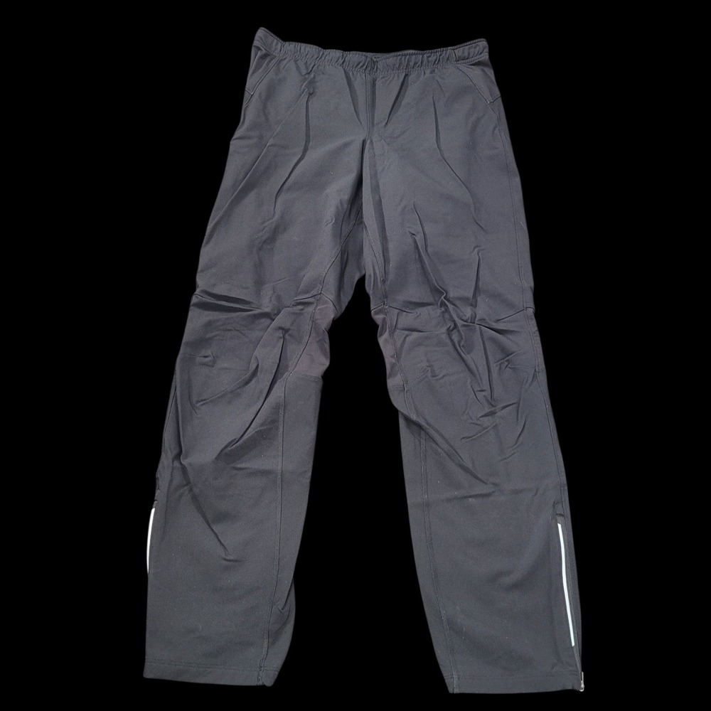 Co-op Cycles Mens Large Black Running Pants Athletic Jogger Reflective Zip
